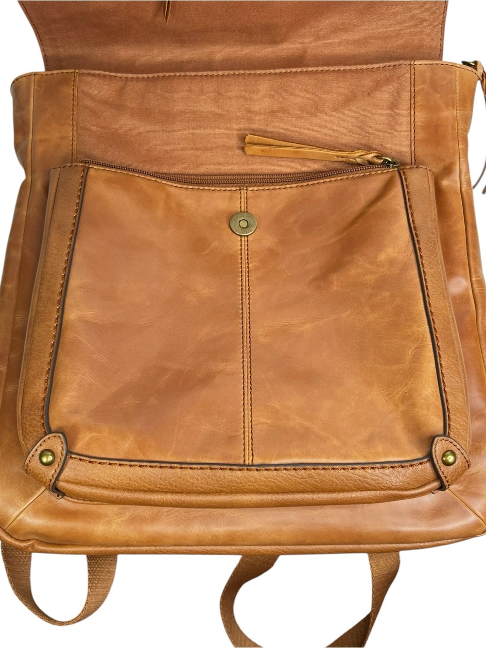 The Sak Ventura Leather Embossed Floral Convertible Backpack Bag - Picture 3 of 15